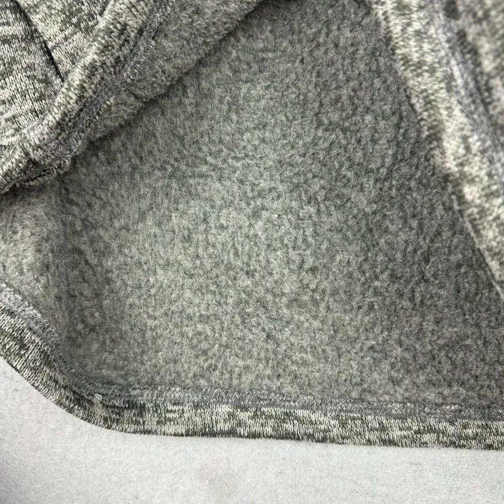 Eddie Bauer Sweater Fleece Mens Large Heavy Sherpa Lined Long Sleeve 1/4 Zip EUC